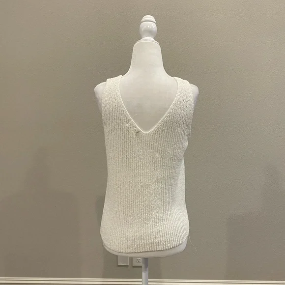 Thread & Supply Georgia sweater tank in white - Picture 7 of 10